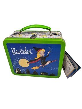 Hallmark 2001 Bewitched School Days Tin Mini Lunch Box w/ Certificate 6x5x3"
